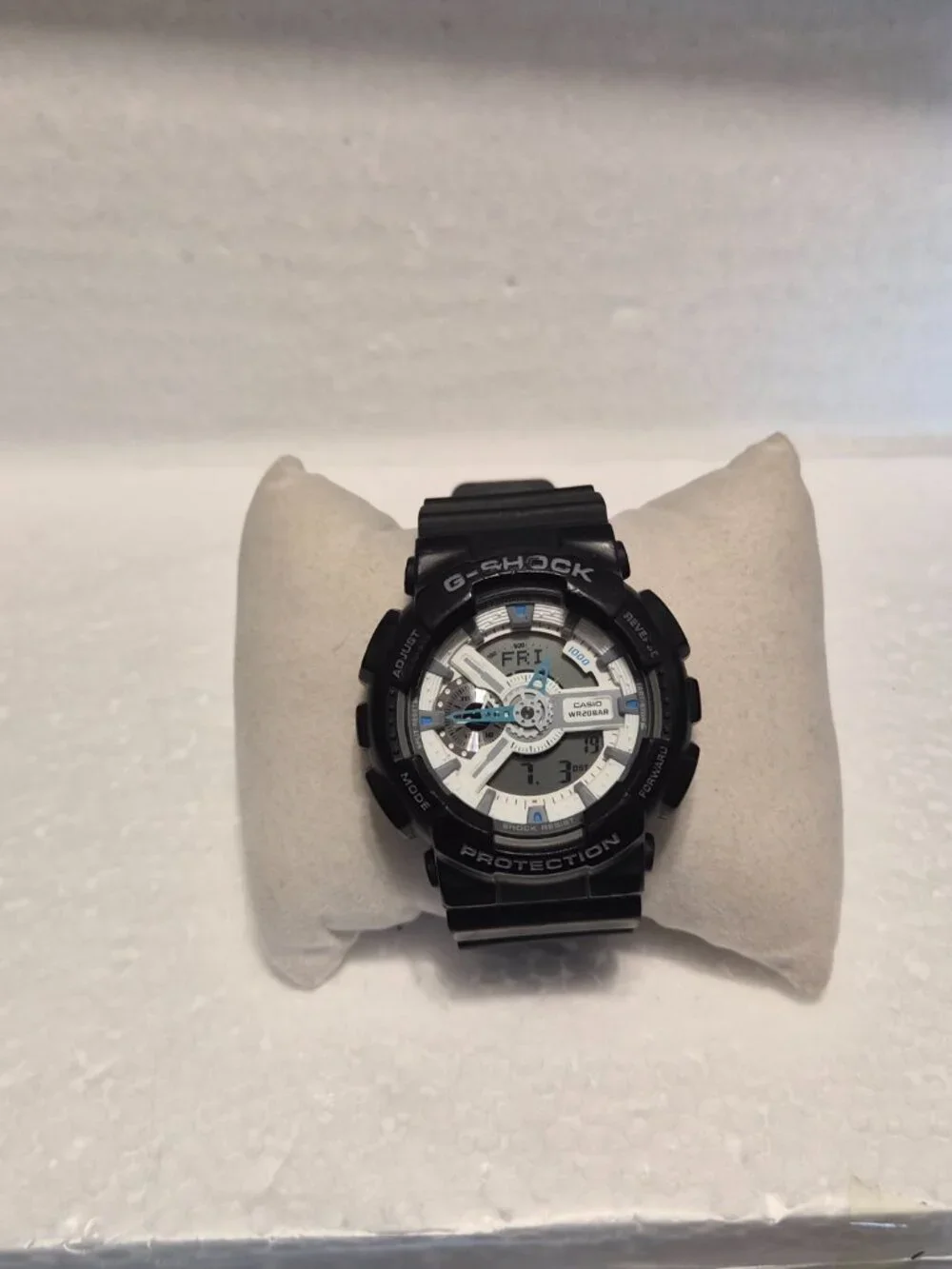 Casio G Shock Black analog and digital GA-110
